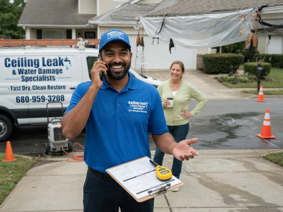 Ceiling Leak Cleanup Sardinia, OH FAQs